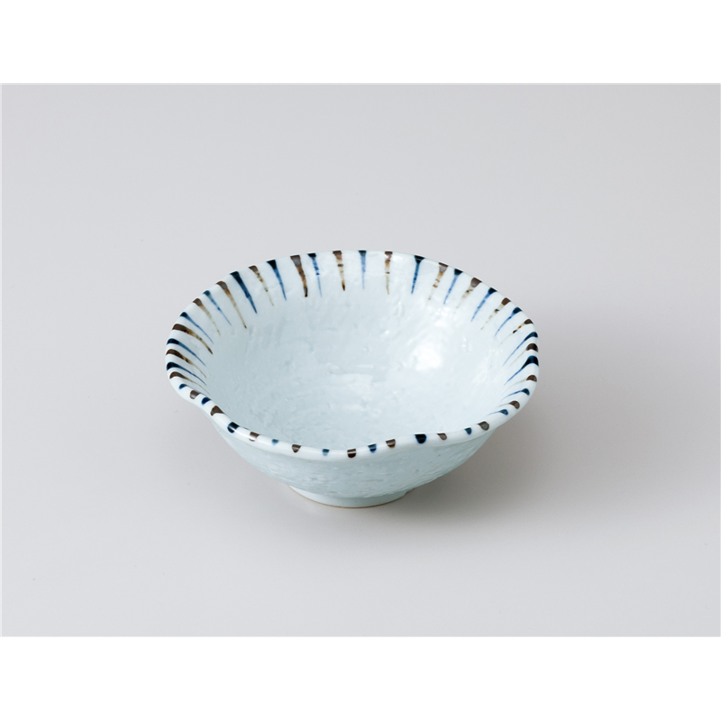 古林陶器 小鉢 荒目青磁二色十草花型小鉢 1006450570 1個（ご注文単位1個）【直送品】