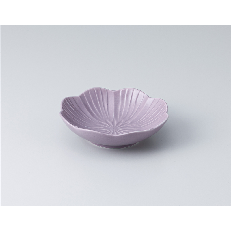古林陶器 小鉢 花形文様小鉢 パープル 1305550376 1個（ご注文単位1個）【直送品】
