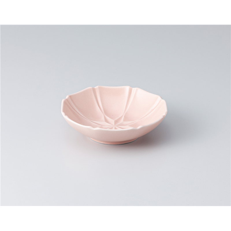 古林陶器 小鉢 花形文様小鉢 ピンク 1305550476 1個（ご注文単位1個）【直送品】