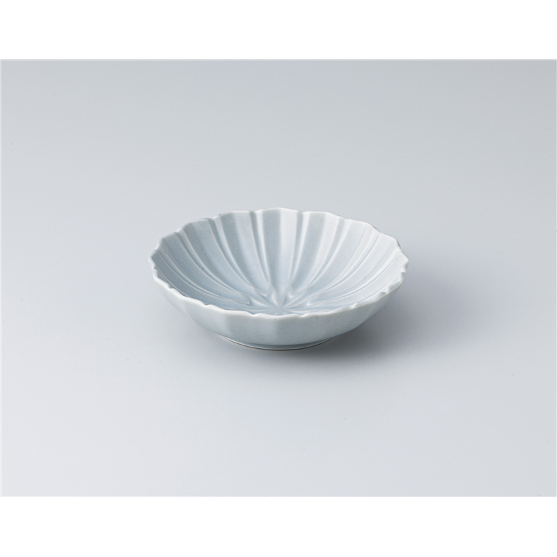古林陶器 小鉢 花形文様小鉢 グレー 1305550576 1個（ご注文単位1個）【直送品】
