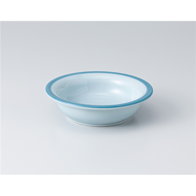 古林陶器 小鉢 ブルーライン浅小鉢 1305560815 1個（ご注文単位1個）【直送品】