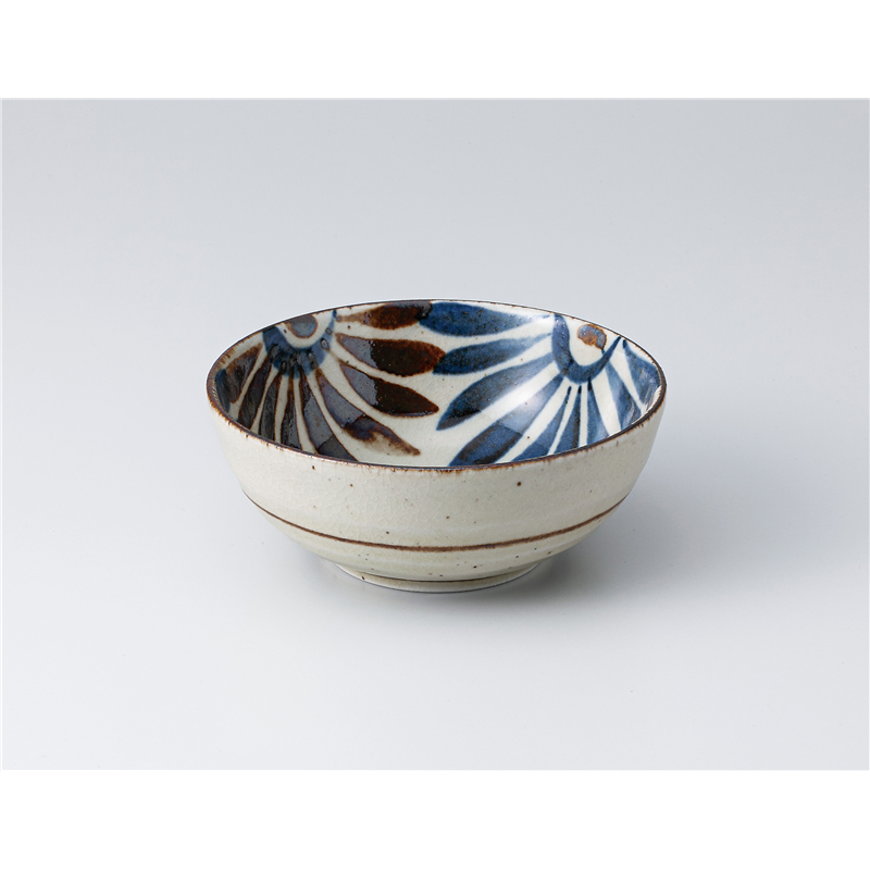 古林陶器 小鉢 はな絵 4.5鉢 1305640441 1個（ご注文単位1個）【直送品】