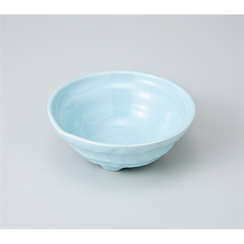 古林陶器 小鉢 片口3ツ足小鉢ブルー 705940157 1個（ご注文単位1個）【直送品】