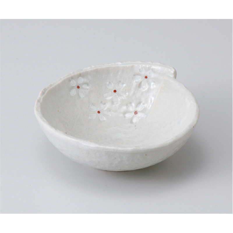 古林陶器 小鉢 白押花ボール(M) 506250547 1個（ご注文単位1個）【直送品】