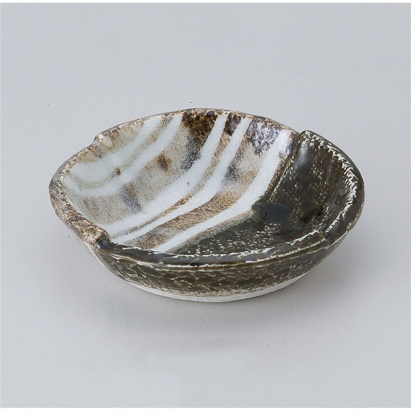 古林陶器 小鉢 織部ストライプ4.0玉割 515250277 1個（ご注文単位1個）【直送品】