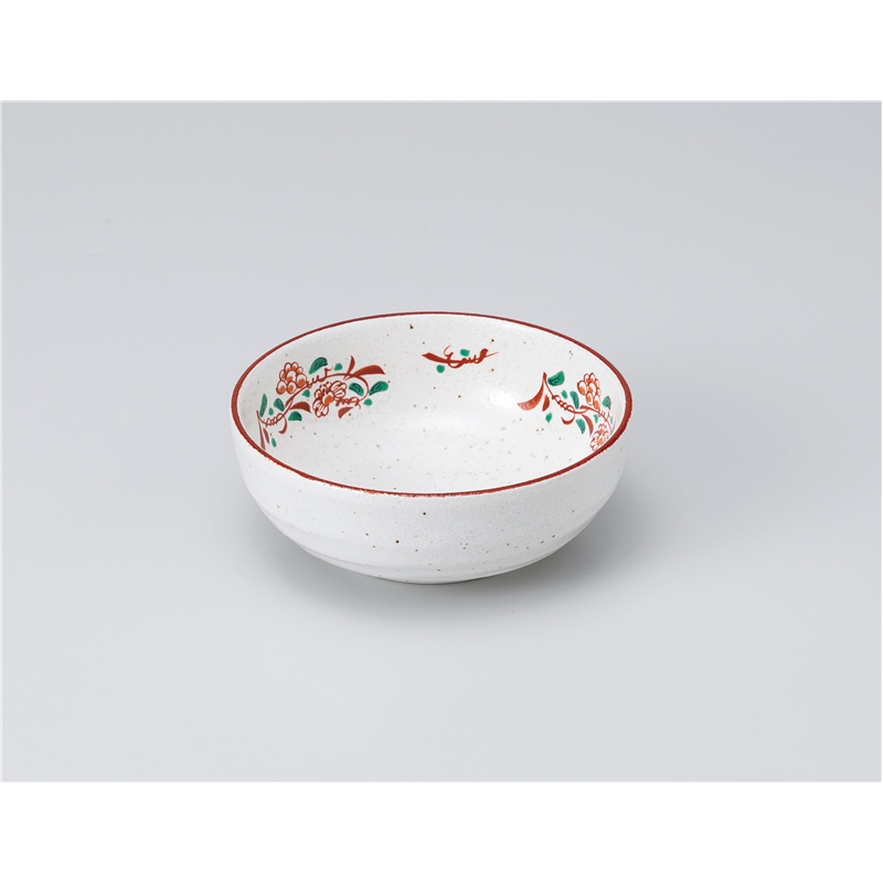古林陶器 小鉢 白粉引花万暦3.5ボール 1106110447 1個（ご注文単位1個）【直送品】