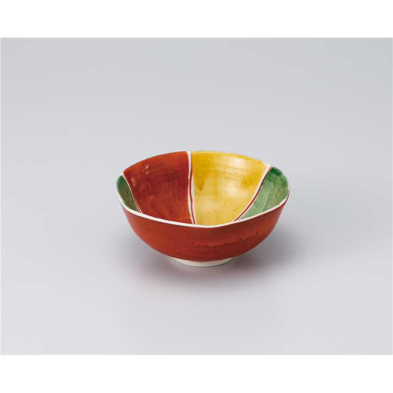 古林陶器 小鉢 赤風船 六角小鉢 1106210278 1個（ご注文単位1個）【直送品】