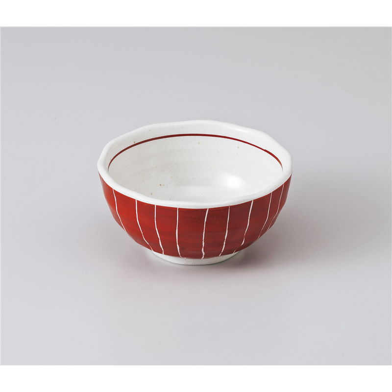 古林陶器 小鉢 赤巻色絵3.0鉢 1006830470 1個（ご注文単位1個）【直送品】