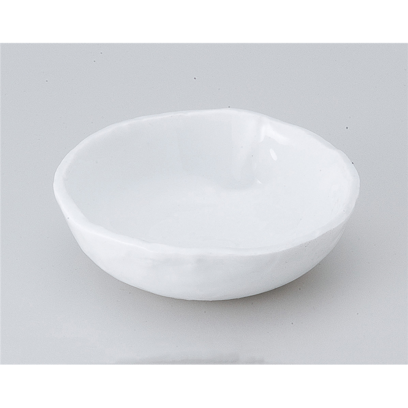 古林陶器 小鉢 白磁タタラ玉割 515250373 1個（ご注文単位1個）【直送品】