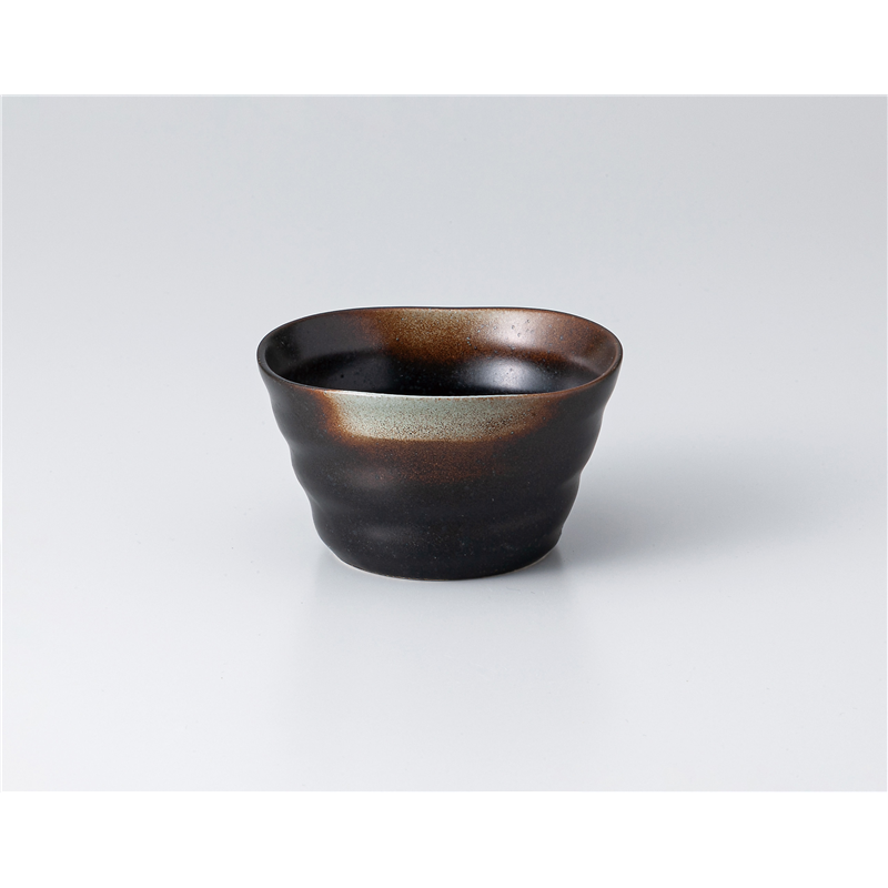 古林陶器 小鉢 ほのか大 黒 1305960376 1個（ご注文単位1個）【直送品】