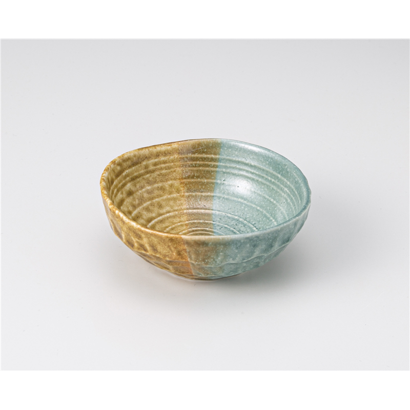 古林陶器 小鉢 銘陶の里三角小鉢 塗り分け 1206350341 1個（ご注文単位1個）【直送品】