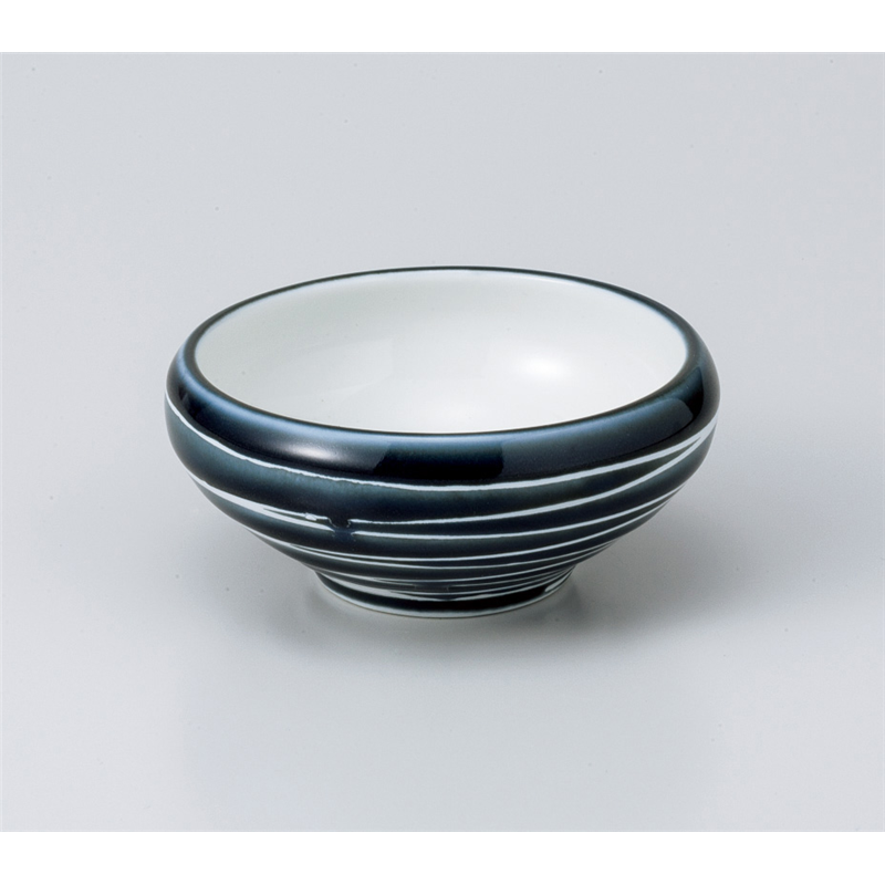 古林陶器 小鉢 淡ルリ渦くくり鉢 804650335 1個（ご注文単位1個）【直送品】