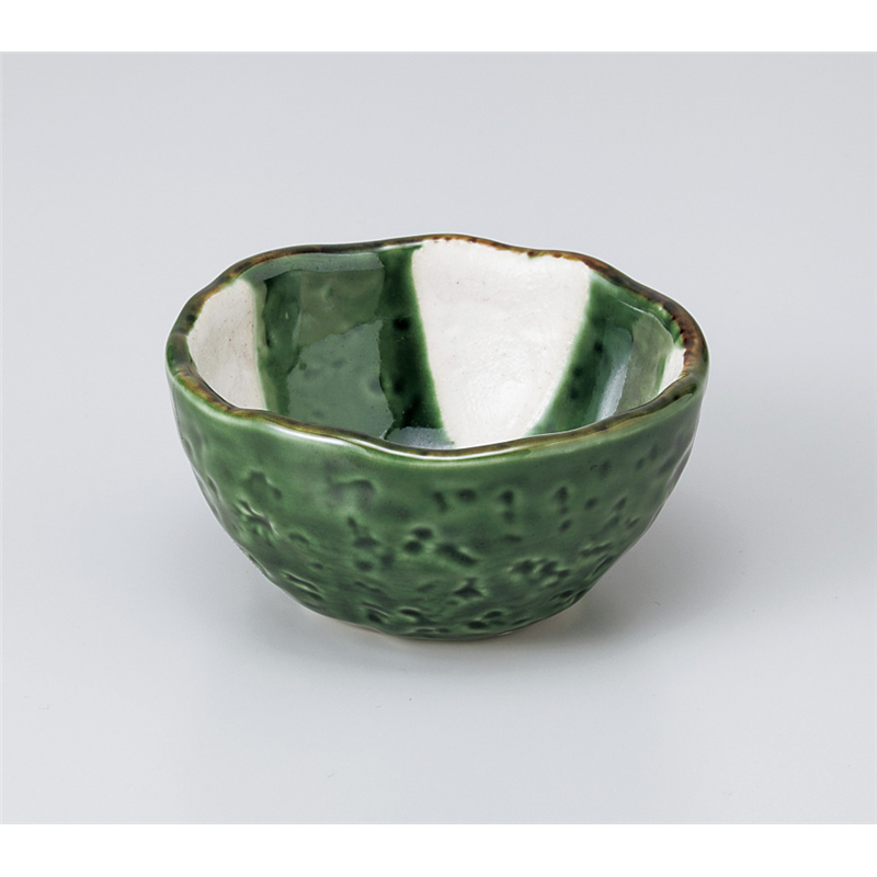 古林陶器 小鉢 織部格子タタラ鉢(小) 906840235 1個（ご注文単位1個）【直送品】