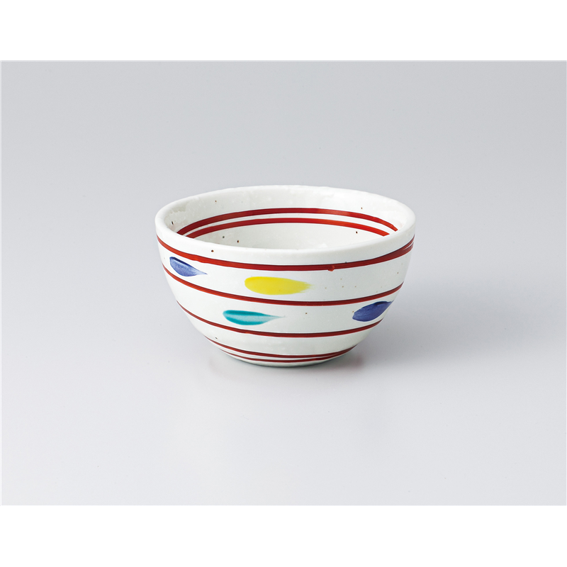 古林陶器 小鉢 雪粉引乱線3.0深鉢 1306220505 1個（ご注文単位1個）【直送品】