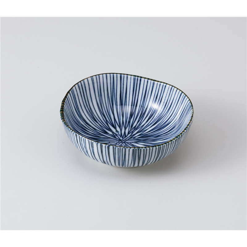 古林陶器 小鉢 細十草 三角3.5鉢 1006860560 1個（ご注文単位1個）【直送品】