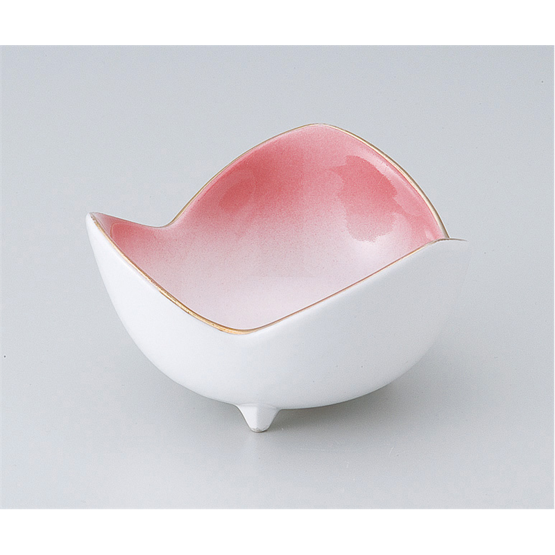 古林陶器 組鉢 ピンク三ツ山小鉢(大) 507421074 1個（ご注文単位1個）【直送品】