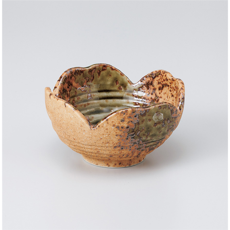 古林陶器 組鉢 伊賀オリベ四ツ山小鉢(大) 907050151 1個（ご注文単位1個）【直送品】