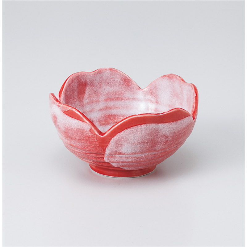 古林陶器 組鉢 赤采四ツ山小鉢(大) 907040351 1個（ご注文単位1個）【直送品】