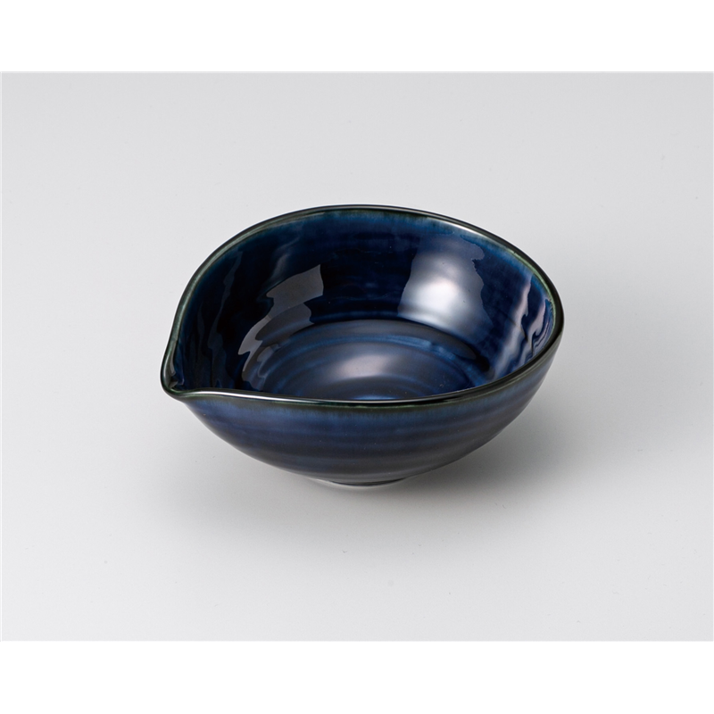 古林陶器 組鉢 ナス紺 片口ボウル 小 1206620952 1個（ご注文単位1個）【直送品】