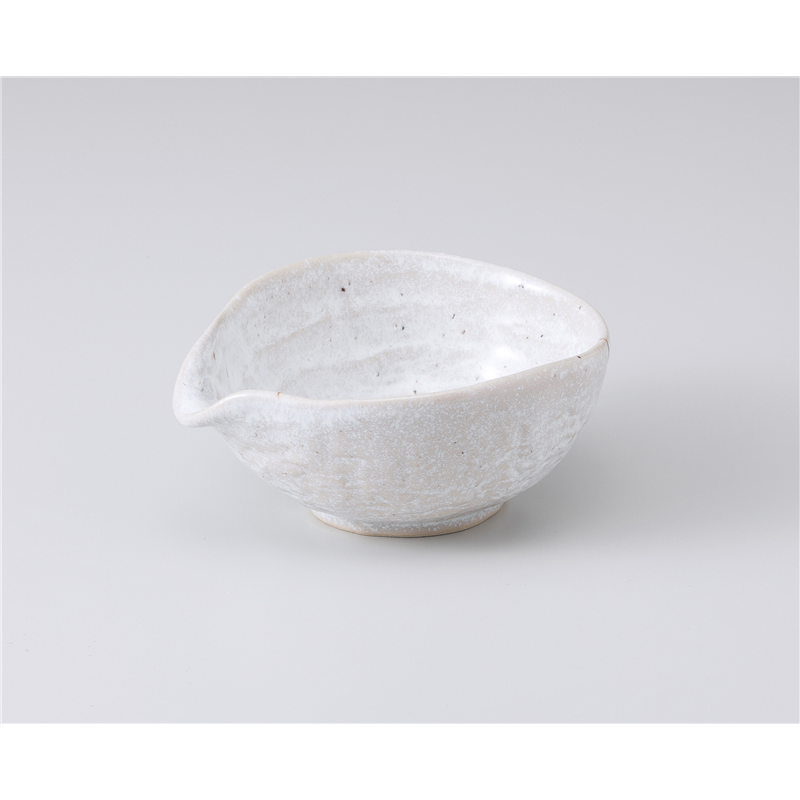 古林陶器 組鉢 白ウノフ 新片口鉢(大) 1007310360 1個（ご注文単位1個）【直送品】