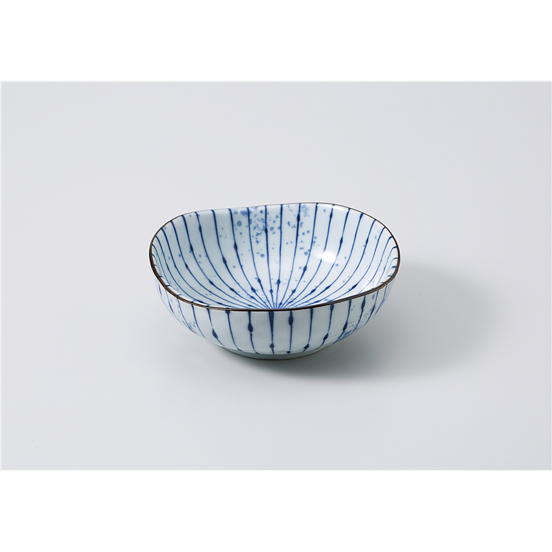 古林陶器 組鉢 吹墨十草 三角5.5鉢 1106920541 1個（ご注文単位1個）【直送品】