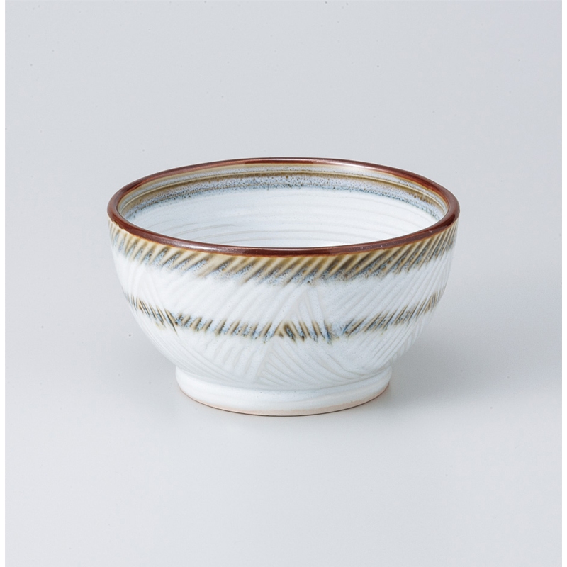 古林陶器 組鉢 乳白釜上4.0鉢 806520326 1個（ご注文単位1個）【直送品】