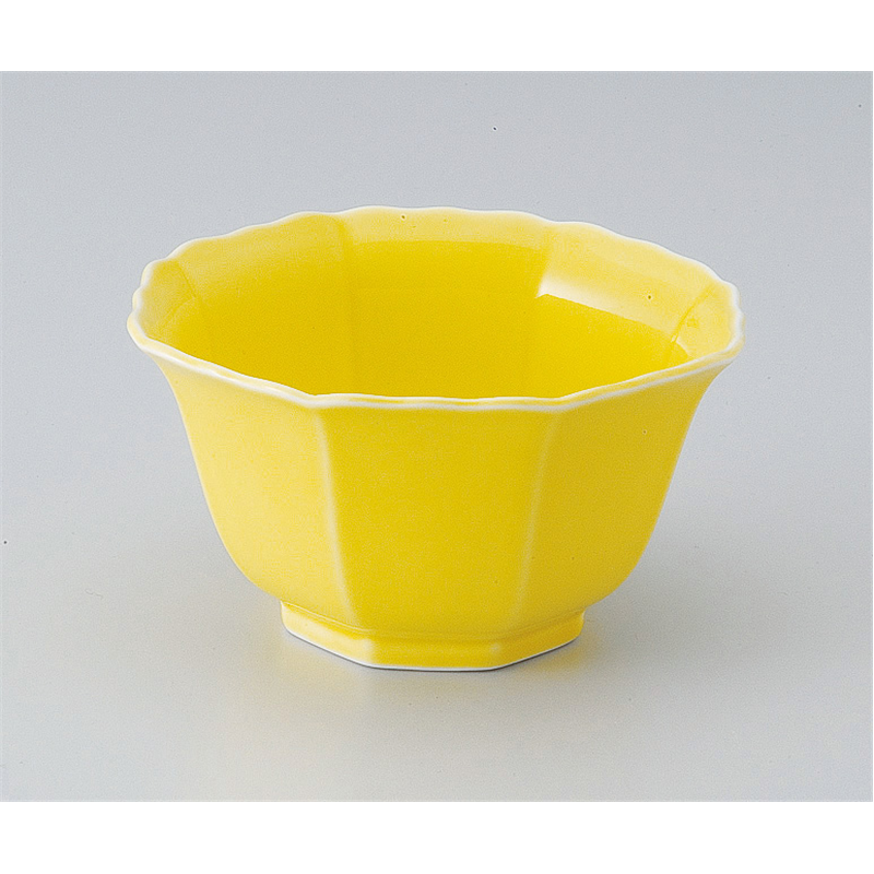 古林陶器 組鉢 黄春八角小鉢(大) 507520771 1個（ご注文単位1個）【直送品】