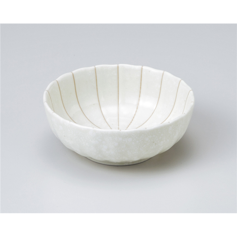 古林陶器 組鉢 粉引十草菊型3.5鉢 1008430611 1個（ご注文単位1個）【直送品】