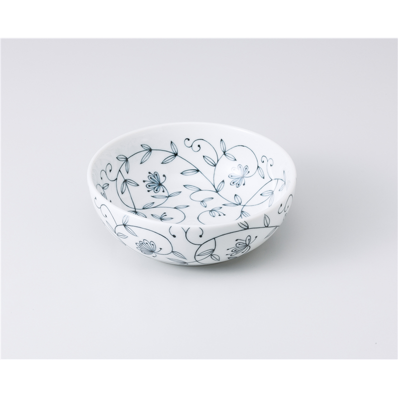 古林陶器 組鉢 夢の花青4.0ボール 1007550952 1個（ご注文単位1個）【直送品】