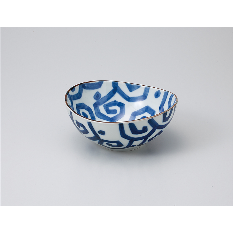 古林陶器 組鉢 角ウズ5.0楕円鉢 1122650224 1個（ご注文単位1個）【直送品】