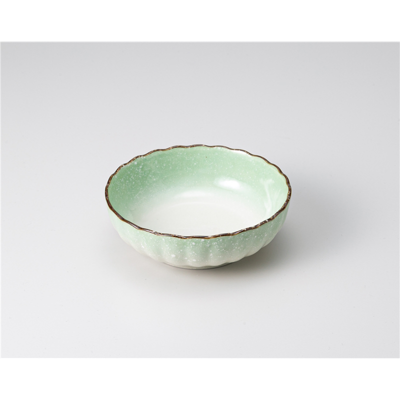 古林陶器 組鉢 小雪緑菊型4.0鉢 1206930174 1個（ご注文単位1個）【直送品】