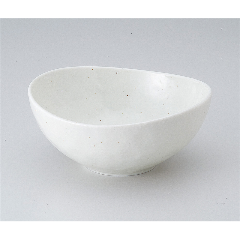 古林陶器 組鉢 雪粉引楕円5.0鉢 522750324 1個（ご注文単位1個）【直送品】