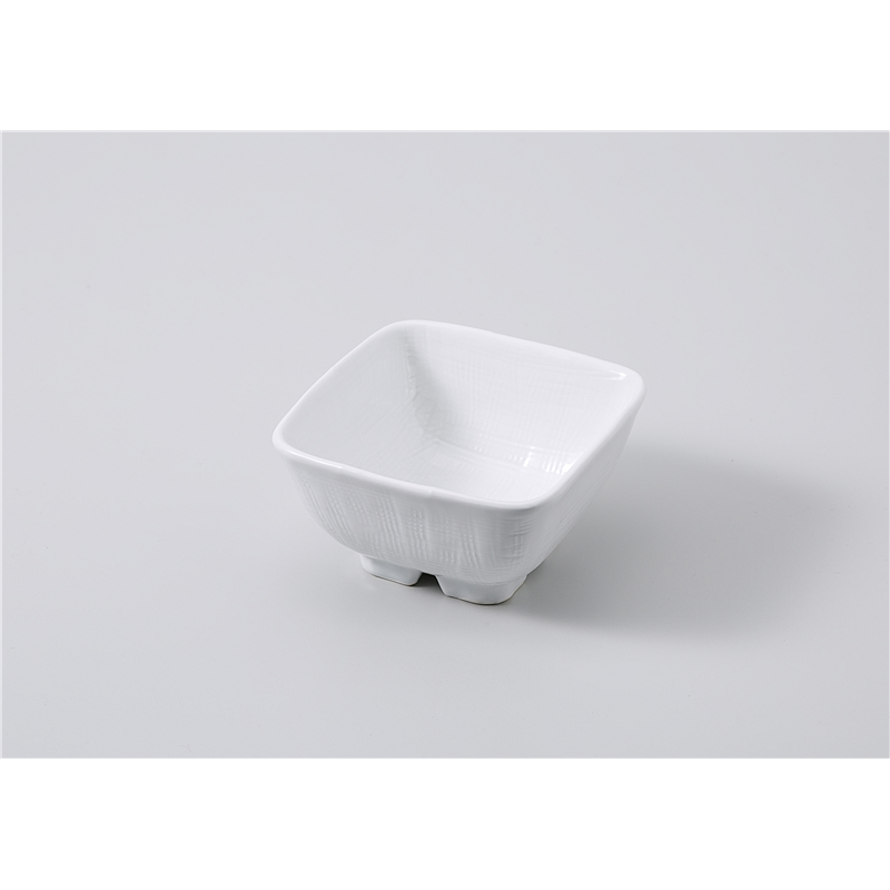 古林陶器 組鉢 白磁 角小鉢(大) 1107130878 1個（ご注文単位1個）【直送品】