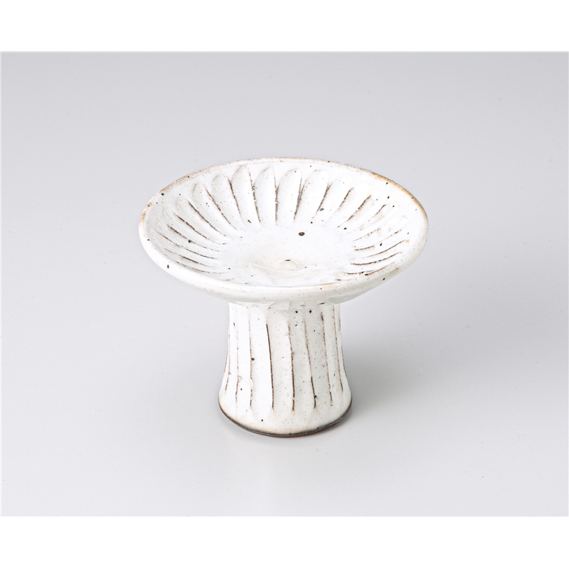 古林陶器 小付 粉引そぎ高台小皿 1207210407 1個（ご注文単位1個）【直送品】