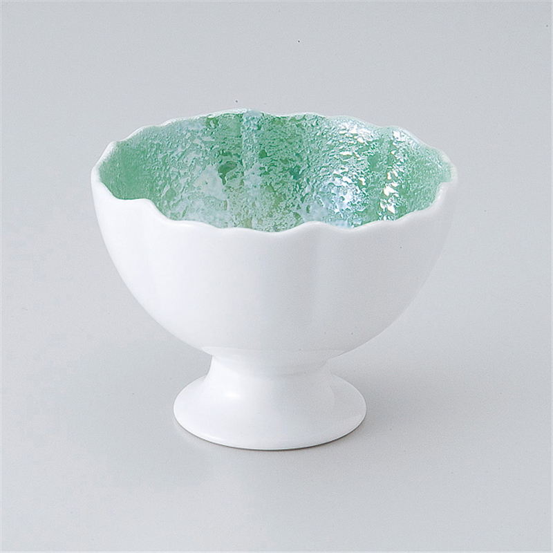 古林陶器 小付 真珠ラスターヒワ吹高台小付 507820577 1個（ご注文単位1個）【直送品】