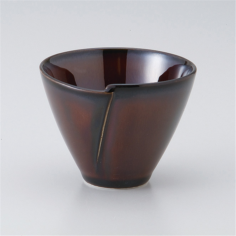 古林陶器 小付 漆ブラウントジメ小付 507950625 1個（ご注文単位1個）【直送品】