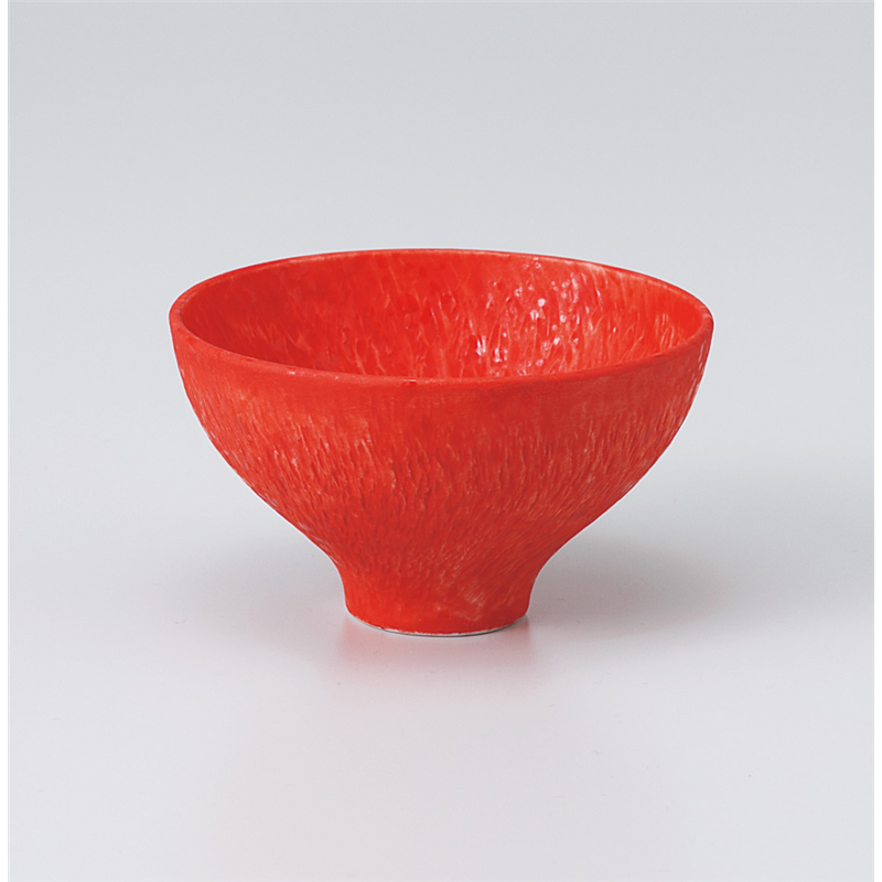 古林陶器 小付 とちり小付 赤 907650505 1個（ご注文単位1個）【直送品】