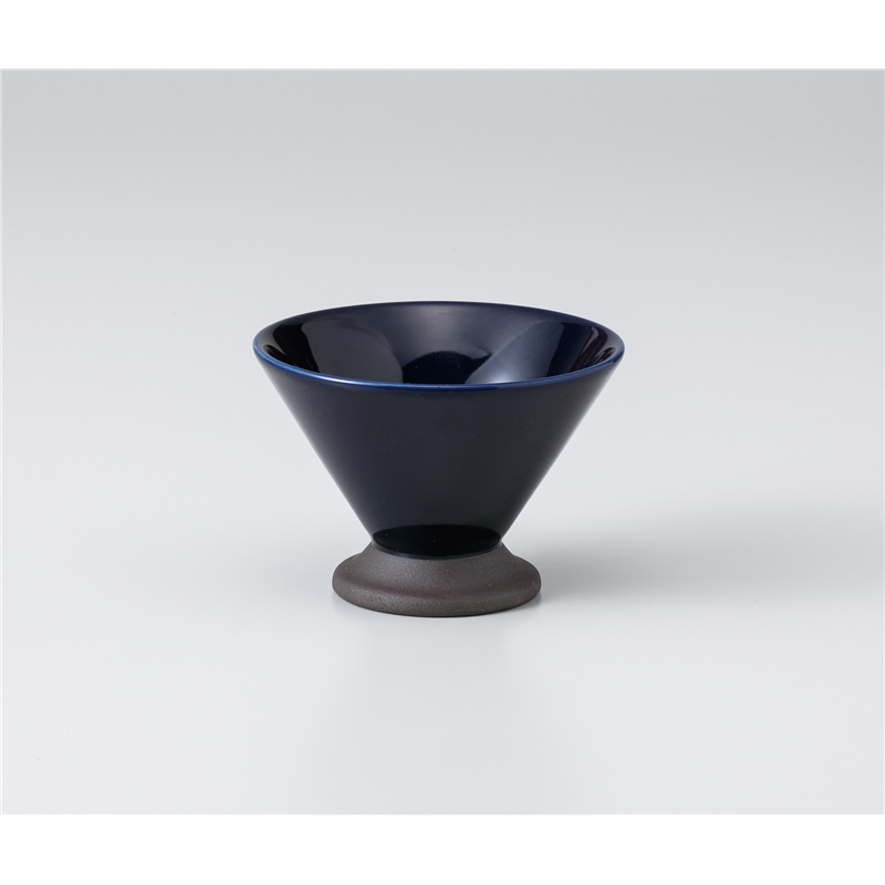 古林陶器 小付 瑠璃高台小付鉢 1007850333 1個（ご注文単位1個）【直送品】