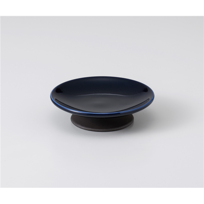 古林陶器 小付 瑠璃高台小付皿 1007860333 1個（ご注文単位1個）【直送品】