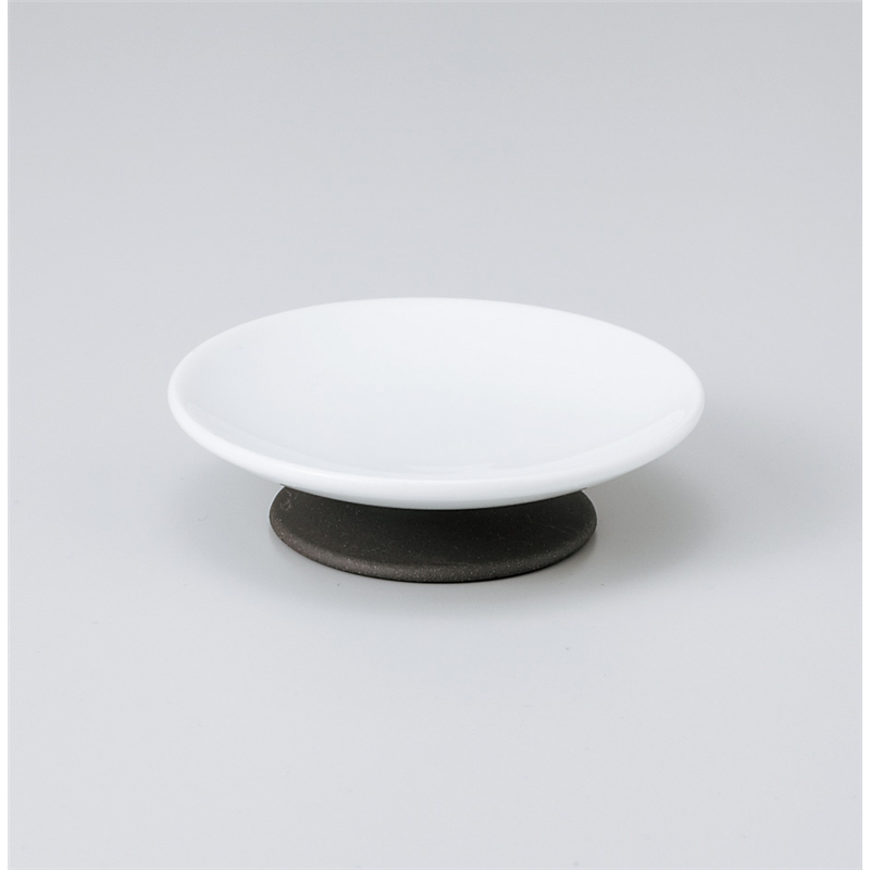古林陶器 小付 乳白高台小付皿 907660133 1個（ご注文単位1個）【直送品】