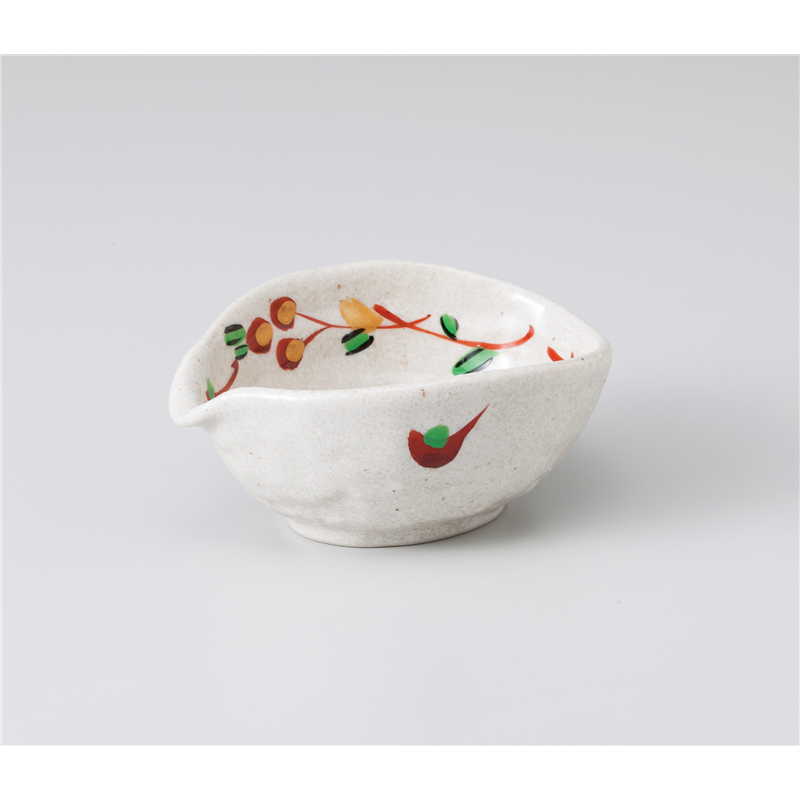 古林陶器 小付 手描玉花片口鉢 1007920274 1個（ご注文単位1個）【直送品】