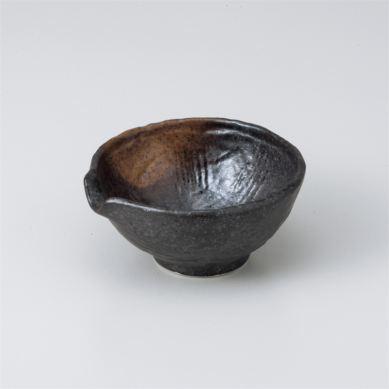 古林陶器 小付 金茶吹き 片口小付 807520135 1個（ご注文単位1個）【直送品】