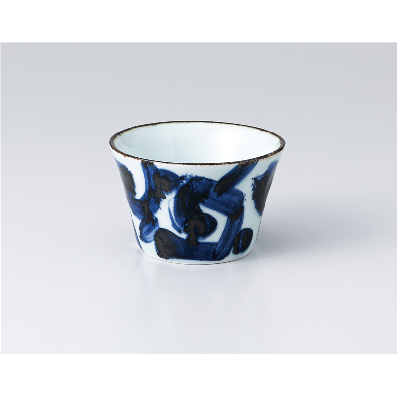 古林陶器 小付 筆あそび 7.6cm反小付 1307010463 1個（ご注文単位1個）【直送品】