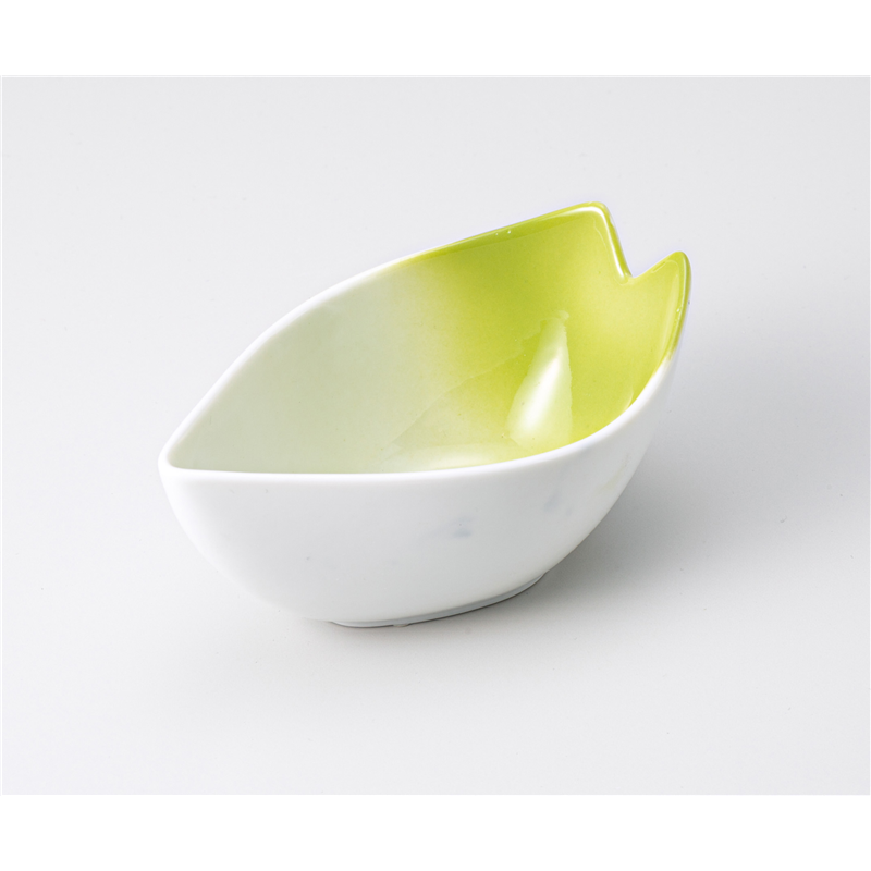 古林陶器 小付 しずく型小鉢 ヒワ吹 1207450570 1個（ご注文単位1個）【直送品】