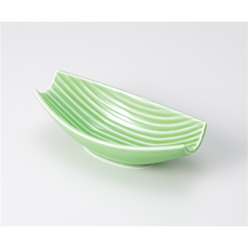 古林陶器 小付 笹型小付 ヒワ 1207460379 1個（ご注文単位1個）【直送品】