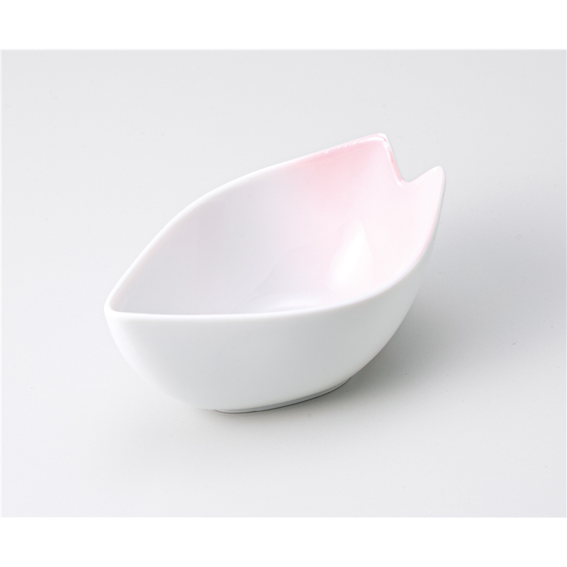 古林陶器 小付 しずく型小鉢 ピンク吹 1207450470 1個（ご注文単位1個）【直送品】