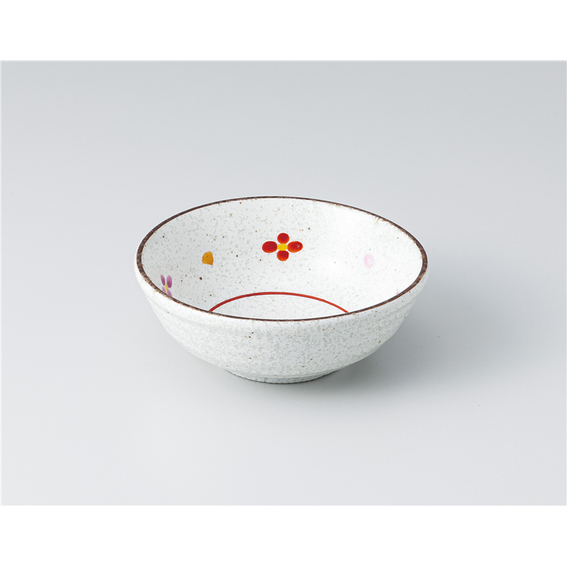 古林陶器 小付 花ちらし渕サビ小付 1307030505 1個（ご注文単位1個）【直送品】