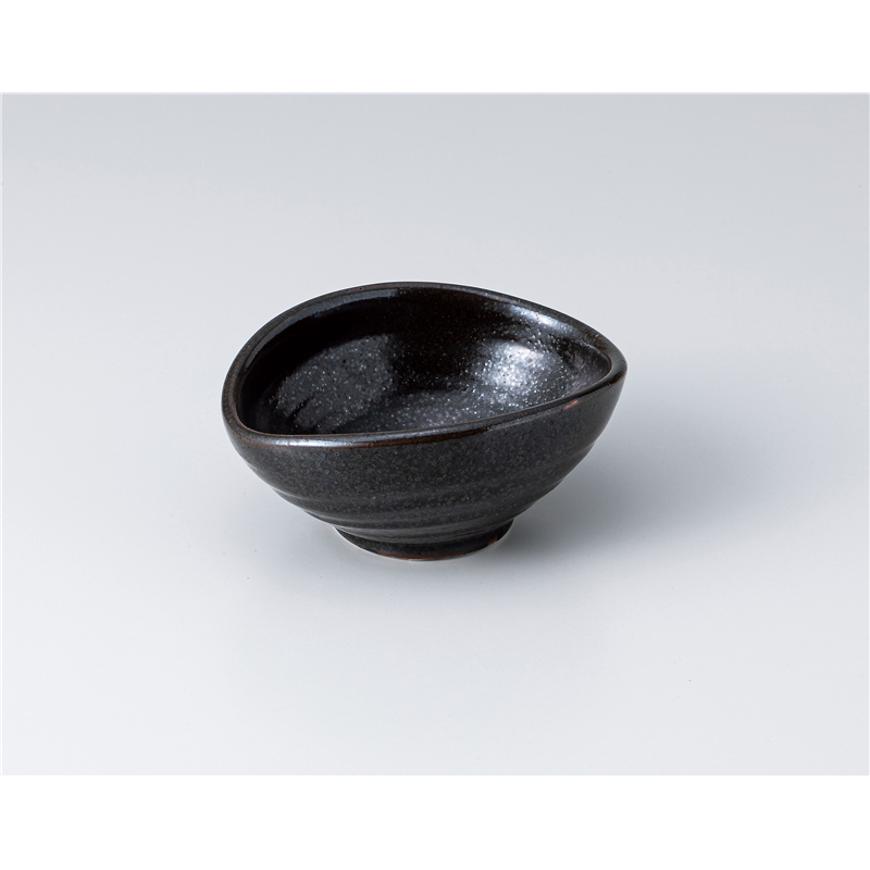 古林陶器 小付 漆黒たまご小付 1307050315 1個（ご注文単位1個）【直送品】