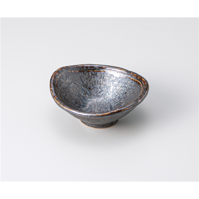 古林陶器 小付 黒マット しずく小付 1207450231 1個（ご注文単位1個）【直送品】