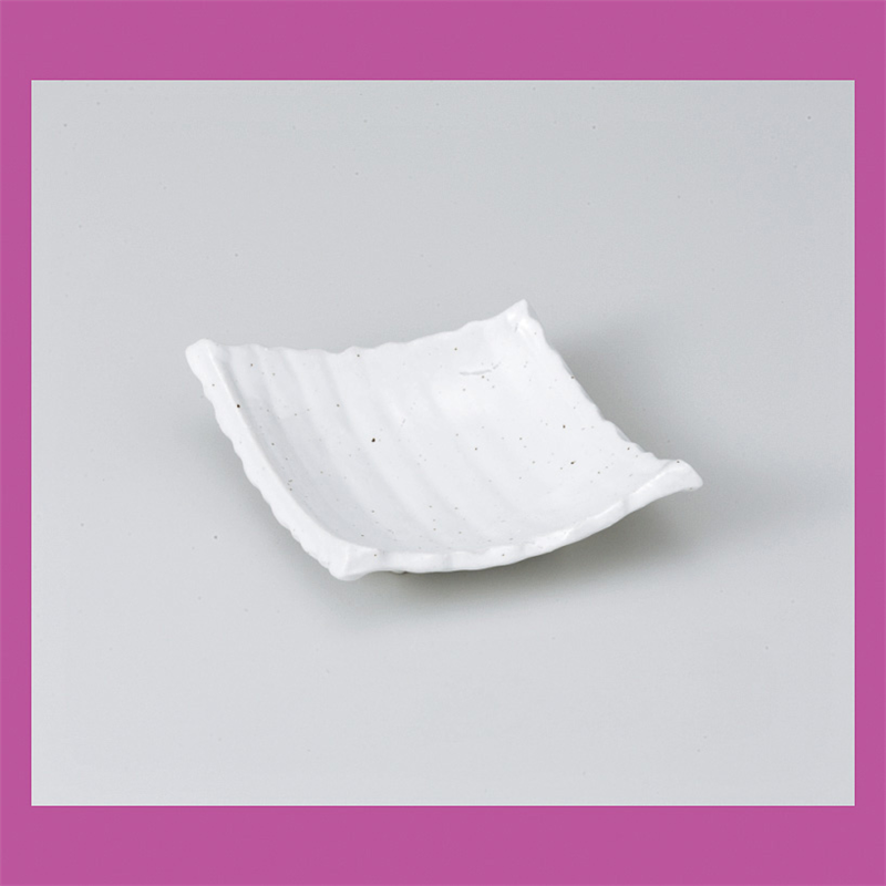 古林陶器 小付 白釉四つ足変型小付 807430278 1個（ご注文単位1個）【直送品】